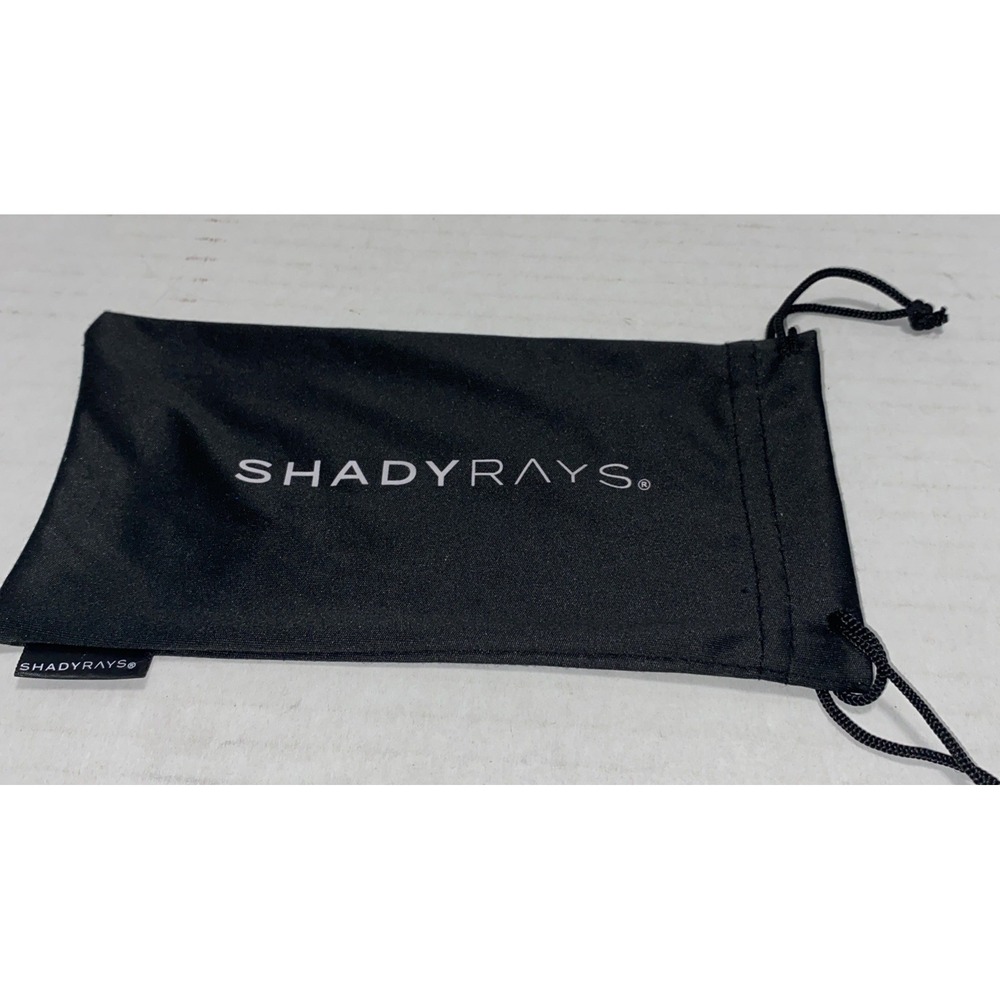 Shady Rays Sunglasses Eyeglasses Black‎ Soft Case Pouch Dust Protectors Qty 1